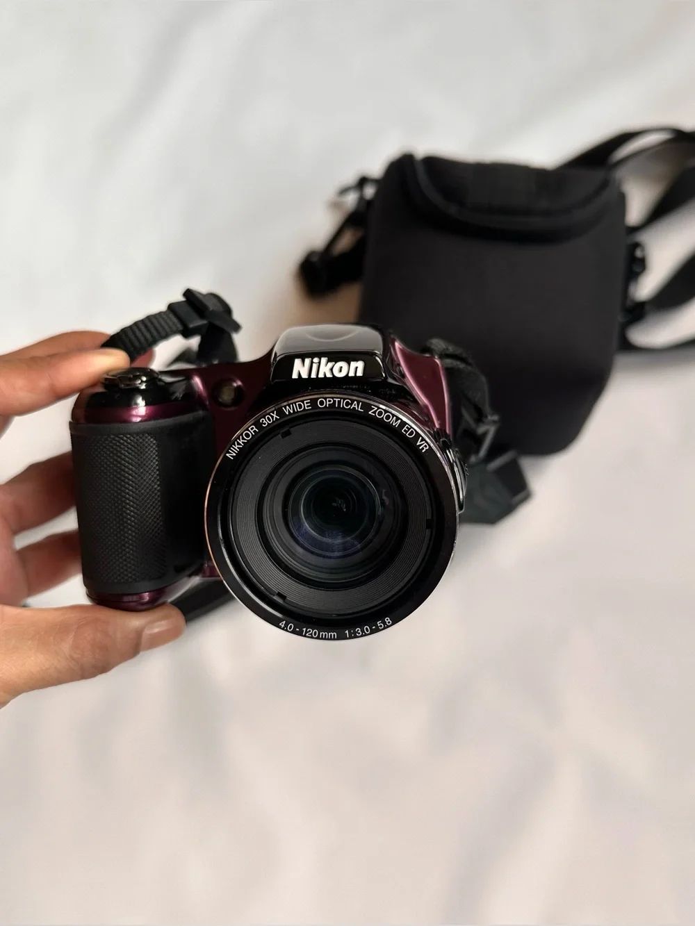Nikon Digital Camera - Black and Deep Burgundy